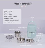 Haute qualité couleur Smart Mini petite capacité pièces de rechange gratuites cuiseur à riz électrique 2L