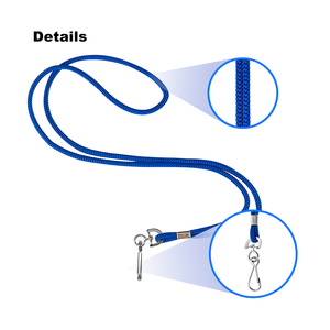Rond Tissé Bleu Durable En Vrac Lanière Pour Clés Porte-étiquettes Cartes D'identité Porte-clés Employés <span class=keywords><strong>Étudiant</strong></span>s Visiteurs - Product Image 2