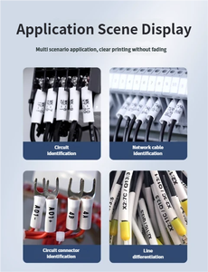 Étiquettes de marquage pour fils PE et PVC KAIMA, résistantes aux taches et à la saleté à basse température, tube à faible consommation, étiquettes de fils durables pour <span class=keywords><strong>Canon</strong></span> - Product Image 5