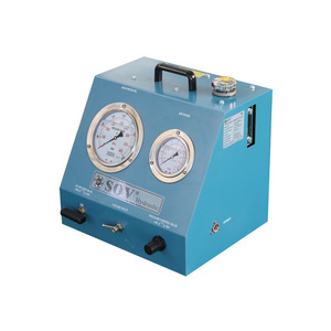 Pompe hydraulique pneumatique professionnelle QDB-150 1500BAR/150MPA, pompe à piston ultra haute pression à commande pneumatique pour usinage de boulons - Product Image 5