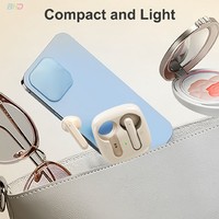 Écouteurs sans fil HiFi stéréo Deep Bass TWS avec indicateur de batterie à affichage numérique Mini jeu à commande tactile pour Bluetooth Earb