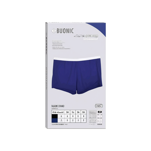 Costume da bagno da donna Buonic taglie forti, pantaloncini da surf blu 48-56 - Product Image 1