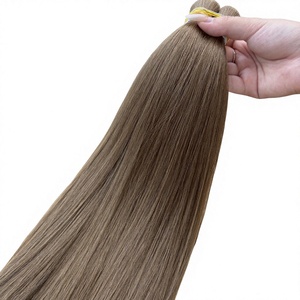 Venta al por mayor de fábrica: Cabello virgen vietnamita a granel, 100% humano, súper doblemente estirado, punta y raíz gruesas, calidad premium, trama única, 100gr - Product Image 4