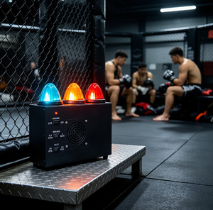 Minuteur de <span class=keywords><strong>boxe</strong></span> CHEETIE, indicateurs LED vert/orange/rouge, modes d'entraînement réglables, idéal pour les rings de <span class=keywords><strong>boxe</strong></span>, les salles de sport MMA - Product Image 2