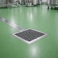 Drenaje de Piso Sanitario Chilong con Acabado Pulido y Alta Capacidad de Carga para Cocinas Comerciales