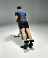 Banc de musculation pliable ATHSPO, multi-positions réglables (incliné/décliné/plat) pour l'entraînement à domicile