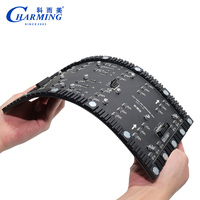 Écran LED intérieur ultra-fin 4K HD P2.5mm, panneau flexible pour installation sans joint, idéal pour les murs de magasin
