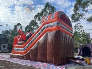 Château plein d'entrain Maison de rebond Château de saut <span class=keywords><strong>gonflable</strong></span> Célébrations d'arrière-cour pour enfants <span class=keywords><strong>Toboggan</strong></span> <span class=keywords><strong>gonflable</strong></span> Saut à l'air Bouncy Moonwalk - Product Image 4