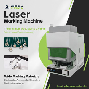 Machine de marquage laser à <span class=keywords><strong>fibre</strong></span> fermée Laserdelta <span class=keywords><strong>Delta</strong></span> Marker E2, vitesse 8000 mm/s, précision 0,01 mm, contrôle EZCAD, compatible Lightburn - Product Image 1