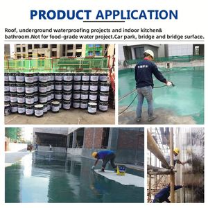 Revestimiento Impermeable de Poliuretano a Base de Agua para Techos, Acrílico, de Alto Contenido de Polímeros y Cemento - Product Image 5