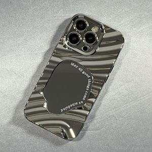 Funda de Teléfono con Espejo Plateado de Lujo para iPhone 16 15 14 13 12 Pro Max X XS XR Plus SE 2022, Fundas Protectoras Suaves a Prueba de Golpes - Product Image 2
