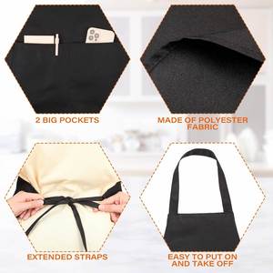Tabliers unis économiques pour événements promotionnels, achat en gros, vêtements de travail de cuisine, tablier de cuisine imprimé avec logo personnalisé pour cadeaux promotionnels - Product Image 4