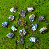 Pierre brute de labradorite bleue de haute qualité pour la décoration