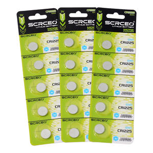 इलेक्ट्रॉनिक वॉच कार कुंजी रिमोट कंट्रोल के लिए r1225 3v बटन सेल लिथियम बैटरी - Product Image 5