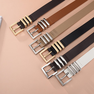 <span class=keywords><strong>Ceinture</strong></span> en PU pour femmes Ceintures en <span class=keywords><strong>cuir</strong></span> pour pantalons en jeans <span class=keywords><strong>Ceinture</strong></span> habillée pour dames avec boucle <span class=keywords><strong>dorée</strong></span> - Product Image 2