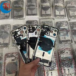 Boîtier complet avec câble flexible et petites pièces de rechange pour <span class=keywords><strong>iPhone</strong></span> 17 16 15 14 13 12 <span class=keywords><strong>11</strong></span> Plus Pro Max - Product Image 1