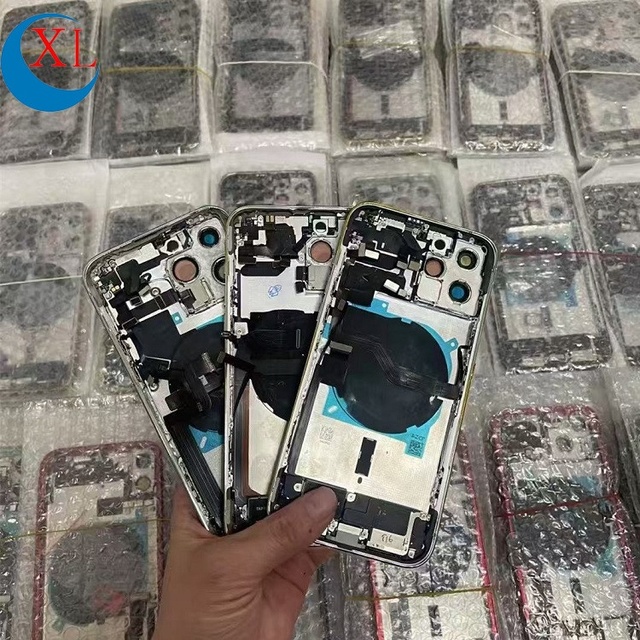 Full Complete Housing Body Case With Flex Cable Small Parts Replacement for iPhone 17 16 15 14 13 12 11 Plus Pro Max
