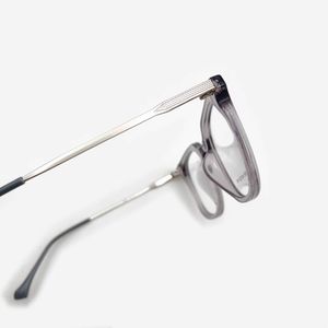 מסגרות משקפיים מרובעות אופטיות יוניסקס <span class=keywords><strong>2025</strong></span>, מסגרת מלאה, TR90+ סגסוגת, קלות משקל, תמיכה נוחה באף, מיופיה, טרנדיות - Product Image 5