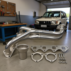 Collecteur d'échappement en acier inoxydable Suzuki 8 soupapes, compatible avec les moteurs de camion Samurai, Sidekick et Geo Tracker - Product Image 2