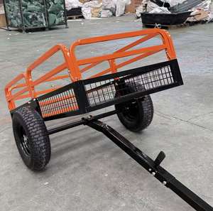 Remolque de cama móvil personalizable Remolques de jardín cerrados utilitarios para podadora de césped volquete de granja Capacidad de carga de basculante-OEM - Product Image 3