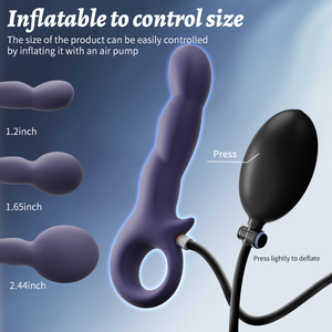 Vibratore anale gonfiabile, dilatatore vaginale e anale, massaggiatore prostatico, controllo tramite APP, 9 vibrazioni, stimolatore del punto G, <span class=keywords><strong>sex</strong></span> toy per donne - Product Image 3