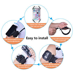 Bracelet de sport rotatif amovible pour le jogging, pochette pratique pour la course à pied, activités de plein air, sac à téléphone portable à carreaux - Product Image 4