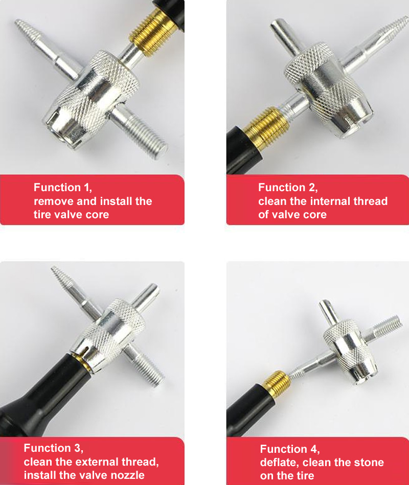 Valve Core Remover Tool – Re-Threads Tire Stems For Car, Bike, & More