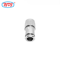 Suministro de fábrica, Material de latón, venta al por mayor, Conector de abrazadera de enchufe macho HN para conectores coaxiales BJR400 RG8 RG214 RG213 H1000 RF