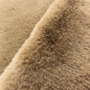 Faux Rabbit Fur Vải Vải Sang Trọng 100% Polyester Đan Vải Cho Đồ Chơi Sang Trọng Búp Bê Sang Trọng - Product Image 4