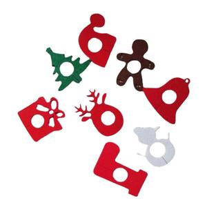 จี้ตกแต่งแก้วไวน์คริสต์มาสแบบสูง ดีไซน์สวยงาม สำหรับตกแต่งโต๊ะงานปาร์ตี้ ขนาด 41.4 ซม.*27 ซม. - Product Image 1