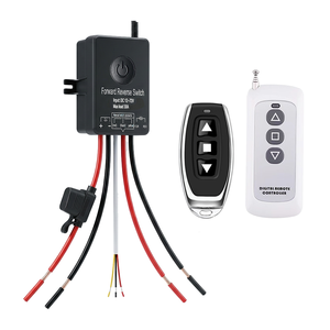 Interrupteur sans fil RF433MHz IP66 DC 12V 24V 36V 48V 72V 30A avec télécommande pour treuil électrique, camion, VTT et grues de récupération - Product Image 1