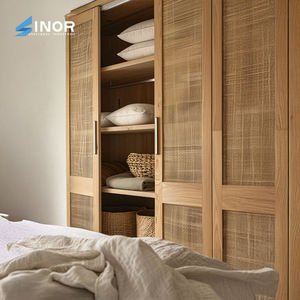 Armario de Madera Estrecho Independiente, Diseño Delgado de Madera Maciza, Unidad de Almacenamiento para Dormitorios y Habitaciones con Espacio Limitado - Product Image 4