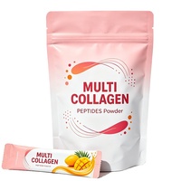 Vente en gros d'ingrédients de santé en vrac, OEM, peptides de poisson marin, poudre de collagène, compléments multivitaminés