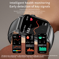 Reloj Inteligente SENBONO G93 Nuevo para Mujer, Pantalla Cuadrada, Deportivo, Resistente al Agua, Llamadas Bluetooth, Monitor de Ritmo Cardíaco, Reloj Inteligente para Hombre, OEM/ODM