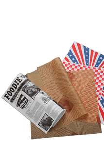 Papier ciré alimentaire en gros, résistant à l'huile, avec logo personnalisé imprimé, feuilles de papier ciré anti-graisse pour emballage alimentaire - Product Image 2