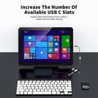 USB C mâle vers Double USB C femelle Splitter Type C Hub pour poignée de jeu Chargeur Powerbanks Adaptateur