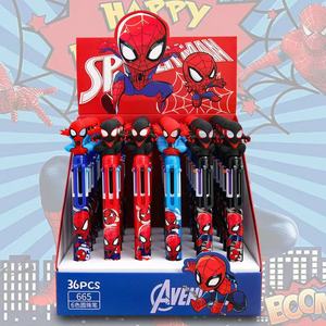 Cool Cartoon Spider-Mans <b>Colored</b> <b>Pens</b> Boxed High Quality Children School Office Supplies Portable Press Marker <b>Pen</b> Custom - Product Image 1