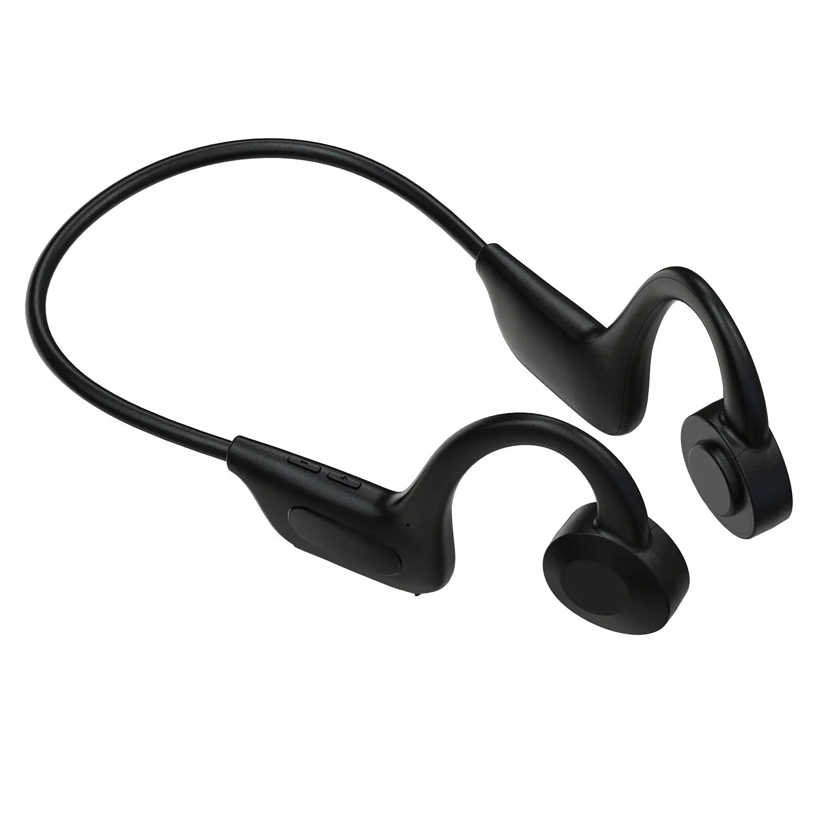Wireless Sports Hands Free HIFI Stereo Long Battery Life Rechargeable Open Ear Clip Bone Conduction Headsets With Microphone