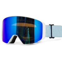 2023 femmes hommes Snowboard sport Googles Oem Logo personnalisé Otg rétro Anti buée couverture rabattable lunettes de neige lunettes de Ski magnétiques