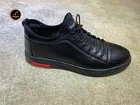 Chaussures de sport en cuir pour hommes, baskets de course, confortables, respirantes et personnalisées