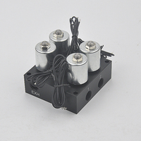 Vannes de commande de suspension pneumatique à orifice de 3 mm, type à entraînement direct, bloc collecteur avant 2 voies certifié CE, 200 psi max, pièces pneumatiques