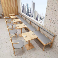 Designs Modernes Tables et Chaises d'Hôtel Sur Mesure pour Restaurant, Café, Banquette en Cuir