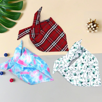 Bandana pour animaux de compagnie en gros, plusieurs couleurs, foulard triangulaire pour chien, 3 tailles régulières, accepte la personnalisation de la couleur et de la taille, accessoires pour chiens et chats