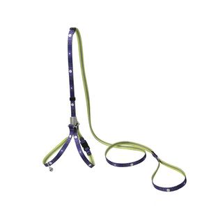 Maychan vente en gros ensemble harnais et laisse pour petit chien et chat en nylon réglable personnalisé avec clochette - Product Image 3