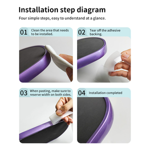 แผ่นป้องกันขอบไม้พายพิคเคิลบอลแบบปรับแต่งได้, แถบป้องกันแบบยืดหยุ่น TPU หุ้มเต็มรูปแบบ, แผ่นป้องกันกรอบไม้พายพร้อมโลโก้แบบกำหนดเอง - Product Image 5