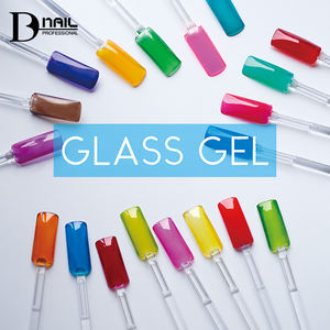 Gel artistique professionnel pour effet verre sur les ongles |   Autonivelant à haute transparence, couleurs vives et pleine couleur pour le nail art et la production en gros - Product Image 2