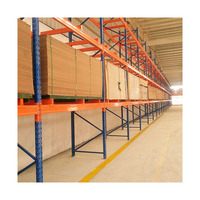 Système de rayonnage en acier haute densité à grande capacité avec récupération automatisée pour le stockage de matériaux de construction, renforcé anti-sismique
