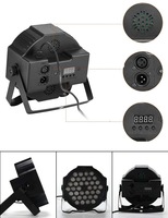 Projecteur de scène DMX 36 LED RGB à matrice sonore, lumières laser DJ disco émettant des couleurs RGBW pour parcs à thème et discothèques - Haute performance