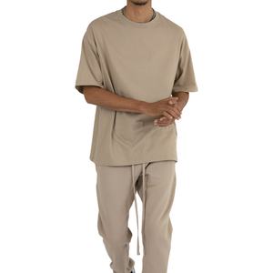 T-shirts en coton biologique Pima surdimensionnés et épais, impression personnalisée, 100% coton lourd, t-shirt à épaules tombantes pour hommes - Product Image 6