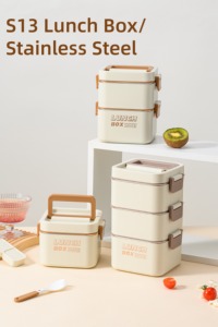 Bencircle S13 Detachable Multi-Layer Lunch <b>Box</b> Thermal Stainless Steel Food <b>Container</b> Stackable Bento <b>Box</b> - Product Image 5